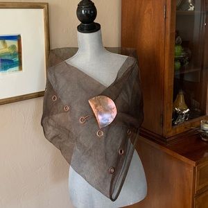 Sarah Cavender Metalworks Mesh Shawl